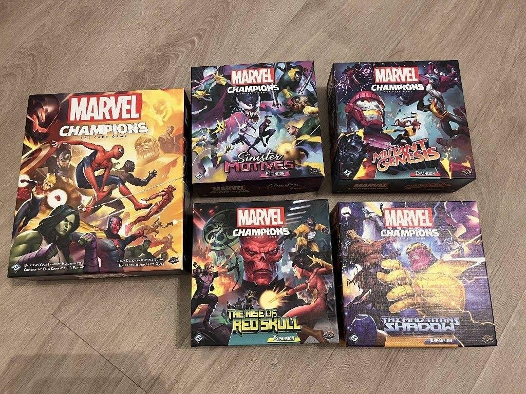 Marvel Champions: Grote Collectie met Veel Uitbreidingen, Een of twee spelers, Ophalen of Verzenden, Zo goed als nieuw, Fantasy Flight Games