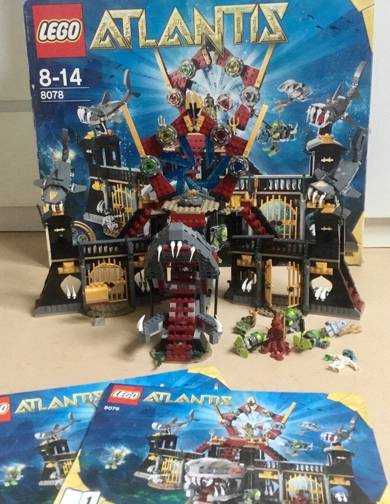 Lego Atlantis - Portal of Atlantis - 8078, Overige thema's, Lego, Ophalen of Verzenden, Zo goed als nieuw