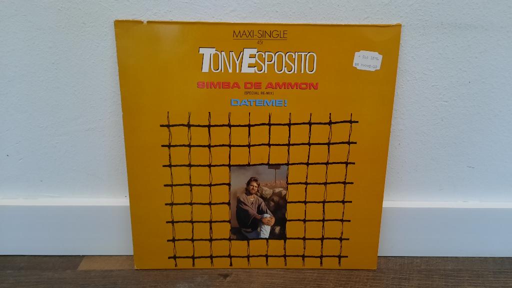 Tony Esposito ‎- Simba De Ammon LP Maxi-Single Vinyl, Gebruikt, Maxi-single, 1980 - 1989, Ophalen of Verzenden