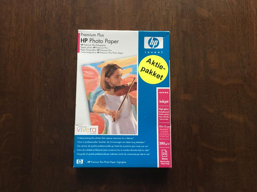 HP photo papier, Ophalen, Nieuw