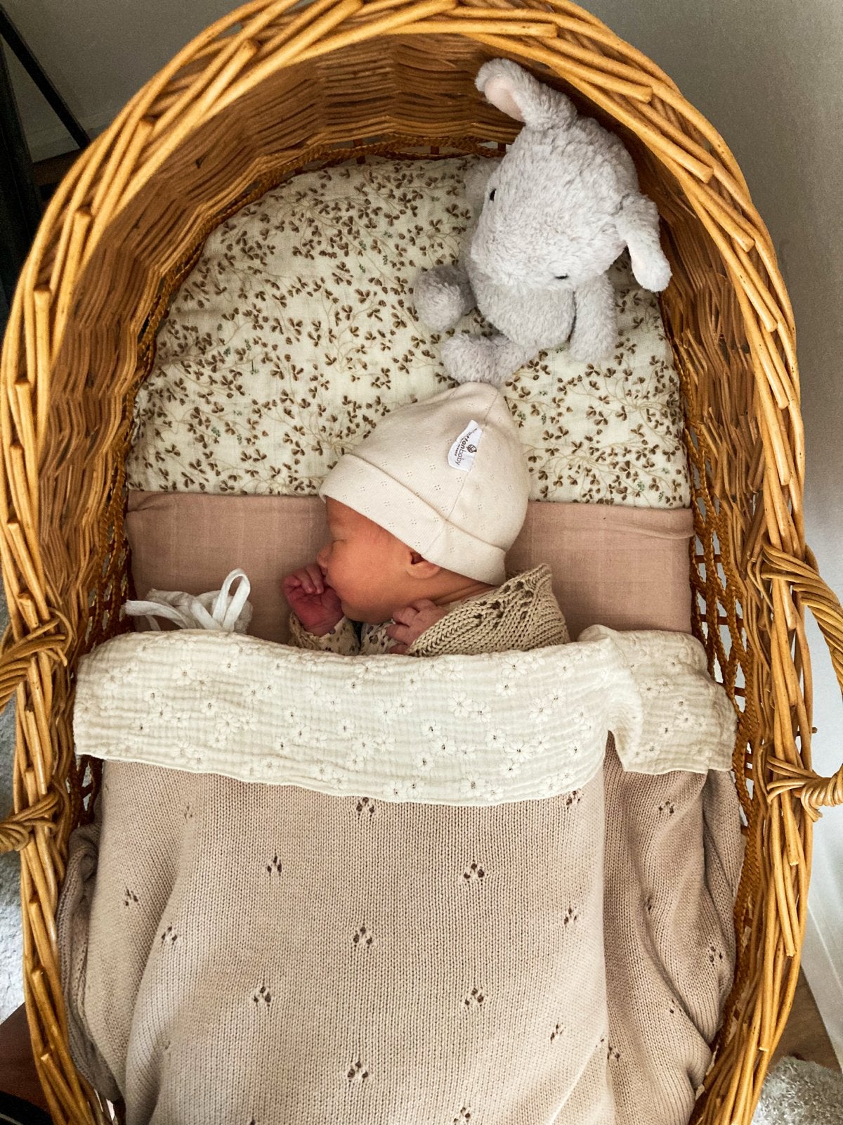 Vintage Rotan Wiegje, Kinderen en Baby's, Babywiegjes en Ledikanten, Ophalen, Gebruikt, Wieg