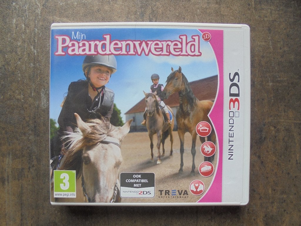 Mijn Paardenwereld voor 3DS (zie foto's), Gebruikt, 1 speler, Ophalen of Verzenden, Vanaf 3 jaar