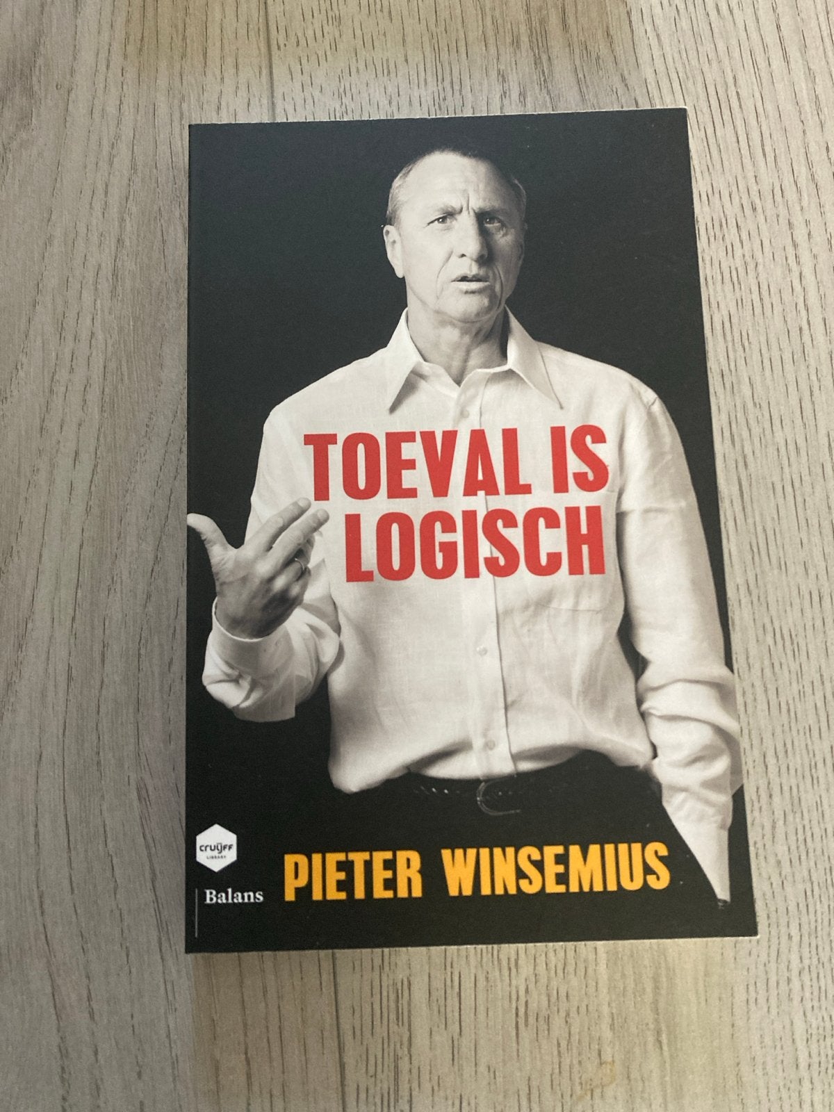 Toeval is Logisch - Pieter Winsemius (over Johan Cruijff), Ophalen, Zo goed als nieuw, Nederland