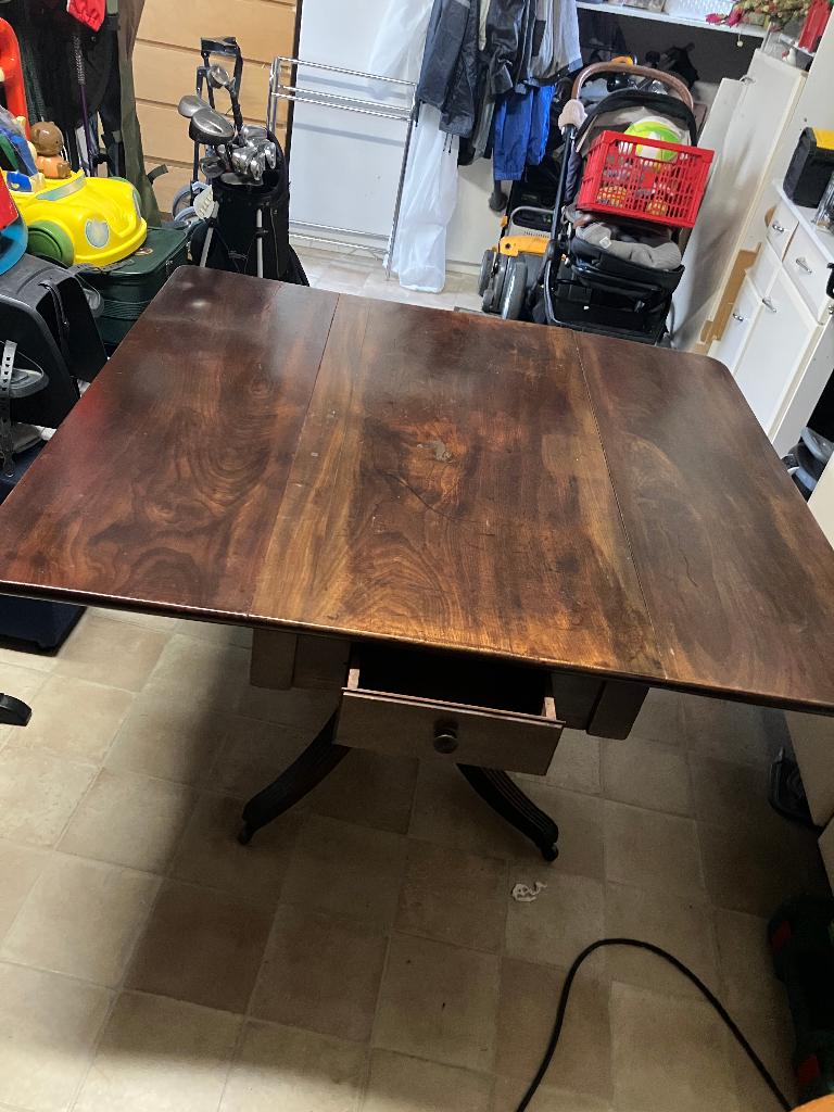 Klassieke oortafel eettafel sidetable max 115x1266, Huis en Inrichting, Tafels | Eettafels, Ophalen, Overige materialen, Klassiek