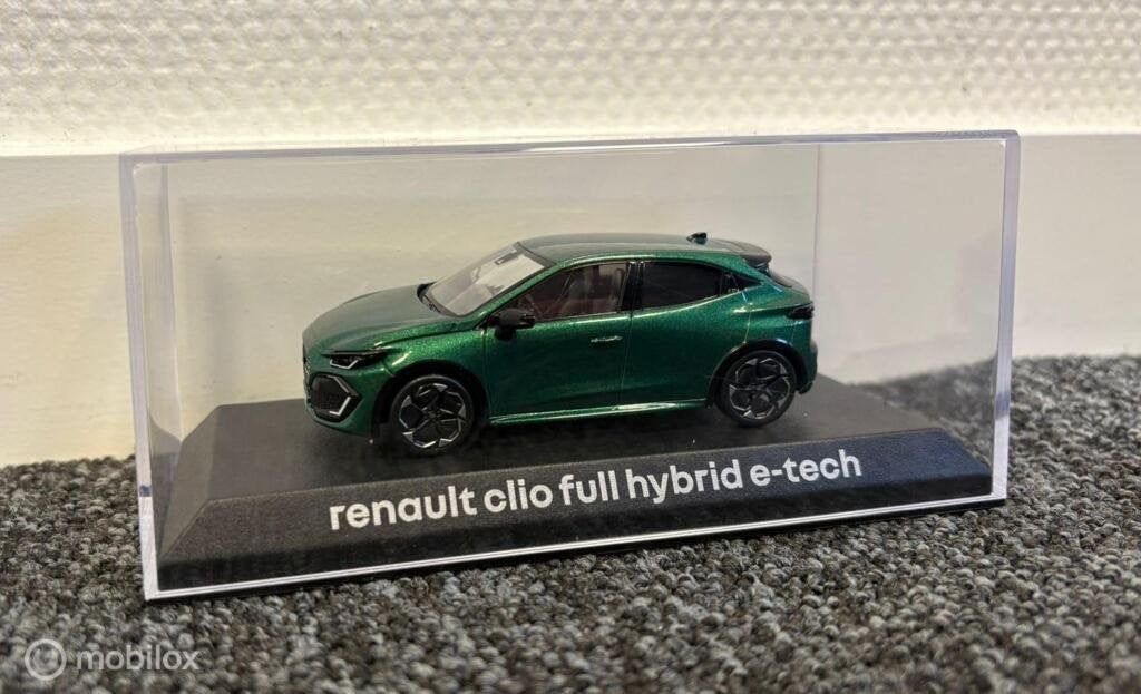 Miniatuur Renault Clio VI full hybrid e-tech 1:43, Nieuw, Ophalen of Verzenden