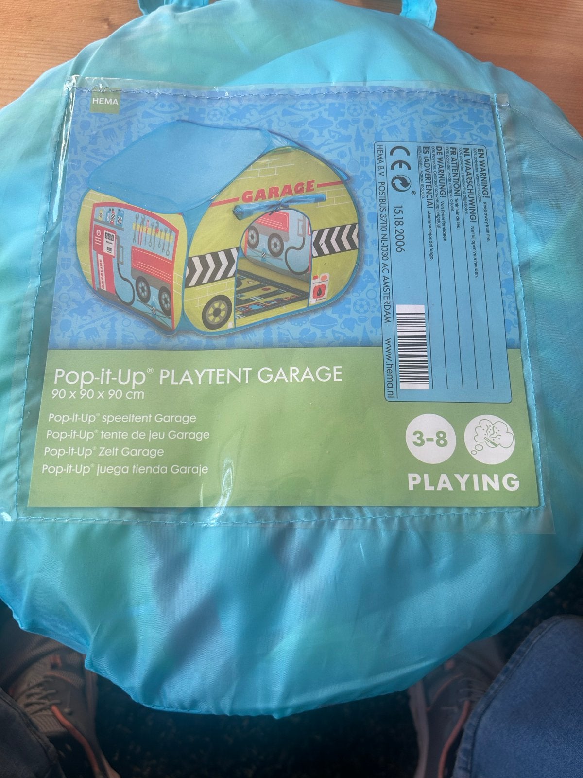Hema Pop-Up Speeltent Garage 90x90cm, Ophalen