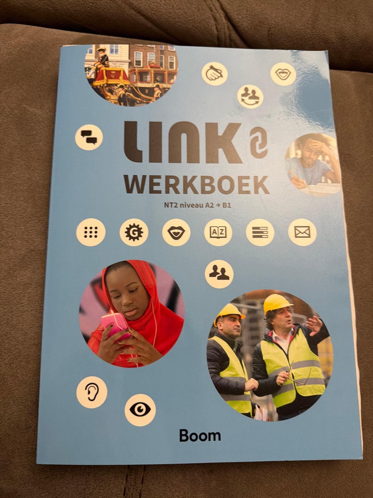 Link Werkboek NT2 niveau A2  B1 (Boom), Ophalen of Verzenden, Nieuw, Overige niveaus