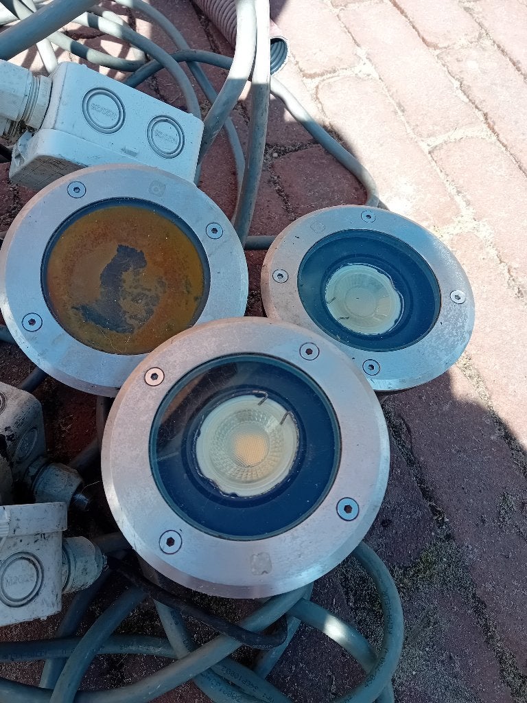 Grondspot, Tuin en Terras, Buitenverlichting, Ophalen, Gebruikt, Minder dan 50 watt, Netvoeding