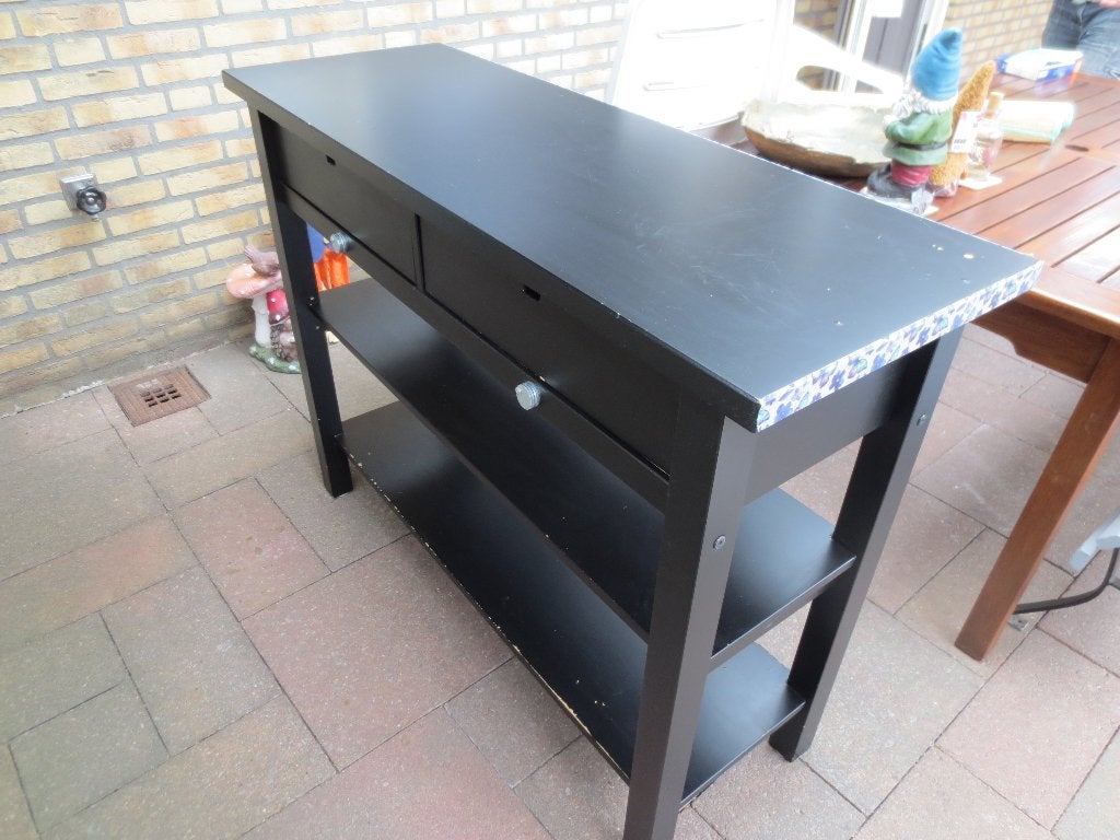 Ikea sidetable / wandtafel, Ophalen, Gebruikt, 100 tot 150 cm, Overige houtsoorten