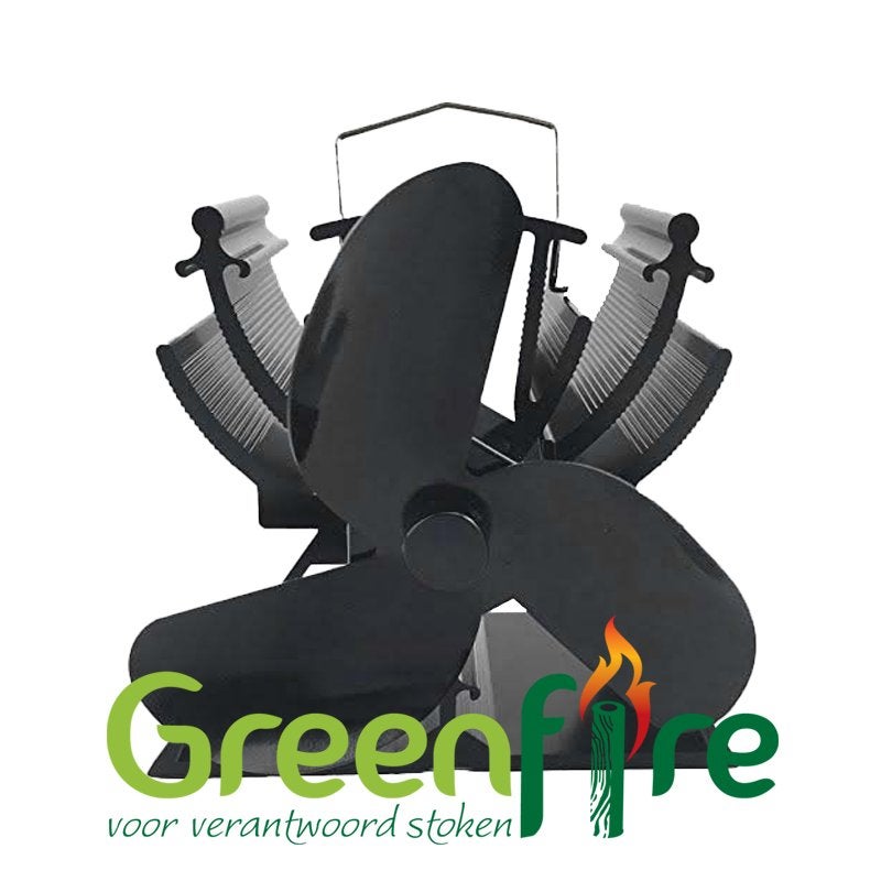 Kachelventilator 12.5 cm, Tuin en Terras, Haardhout, Minder dan 3 m³, Ophalen of Verzenden, Overige houtsoorten, Blokken