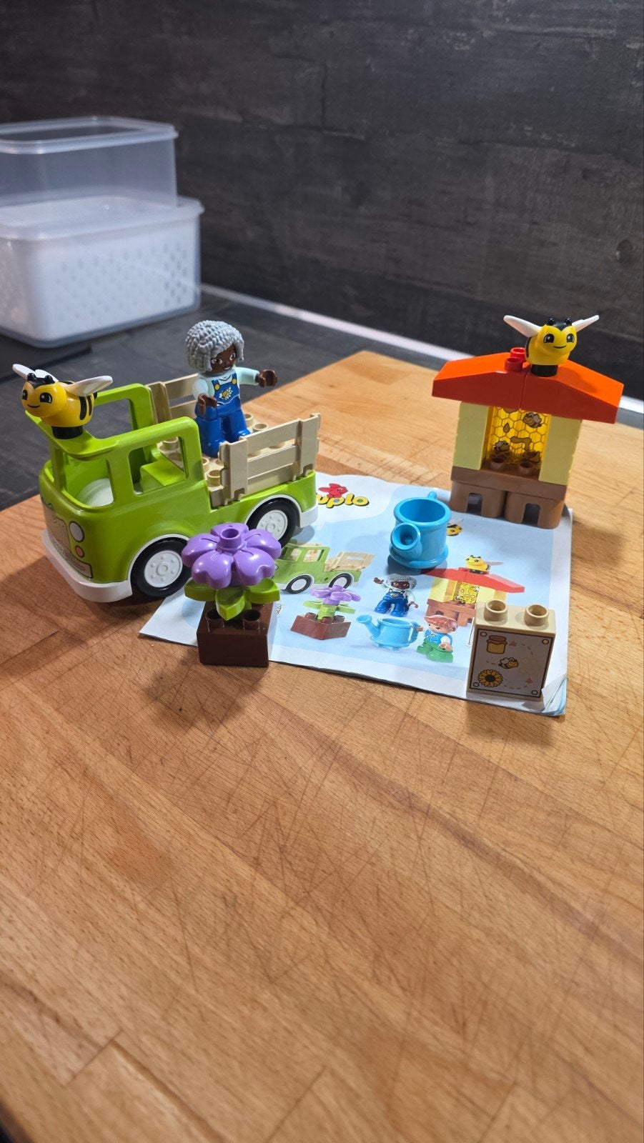 Duplo Bijen en Bloemen Set met Figuur en Voertuig, Ophalen of Verzenden, Zo goed als nieuw, Duplo, Complete set
