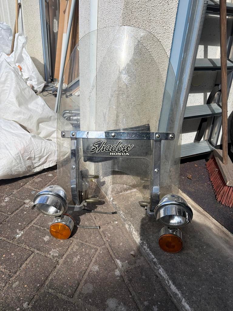 Honda VT1100C Shadow Windscherm met Verlichting, Ophalen, Gebruikt