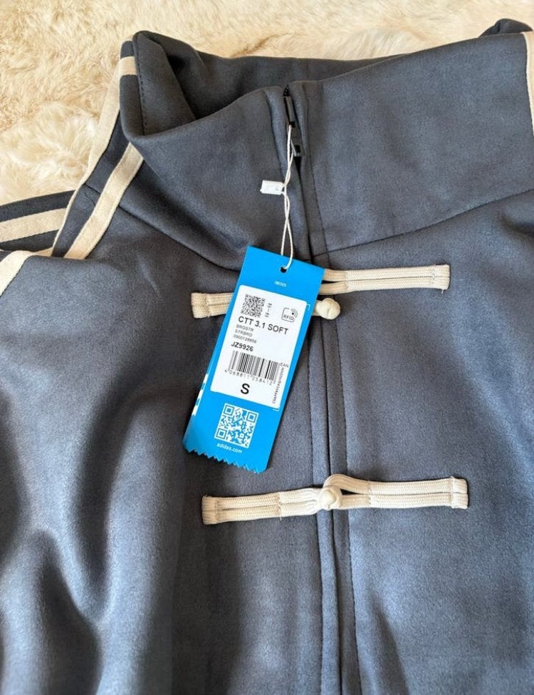 Adidas Originals CTT 3.1 Soft Track Top Maat S, Kleding | Dames, Jassen | Zomer, Nieuw, Ophalen of Verzenden, Maat 36 (S), Grijs
