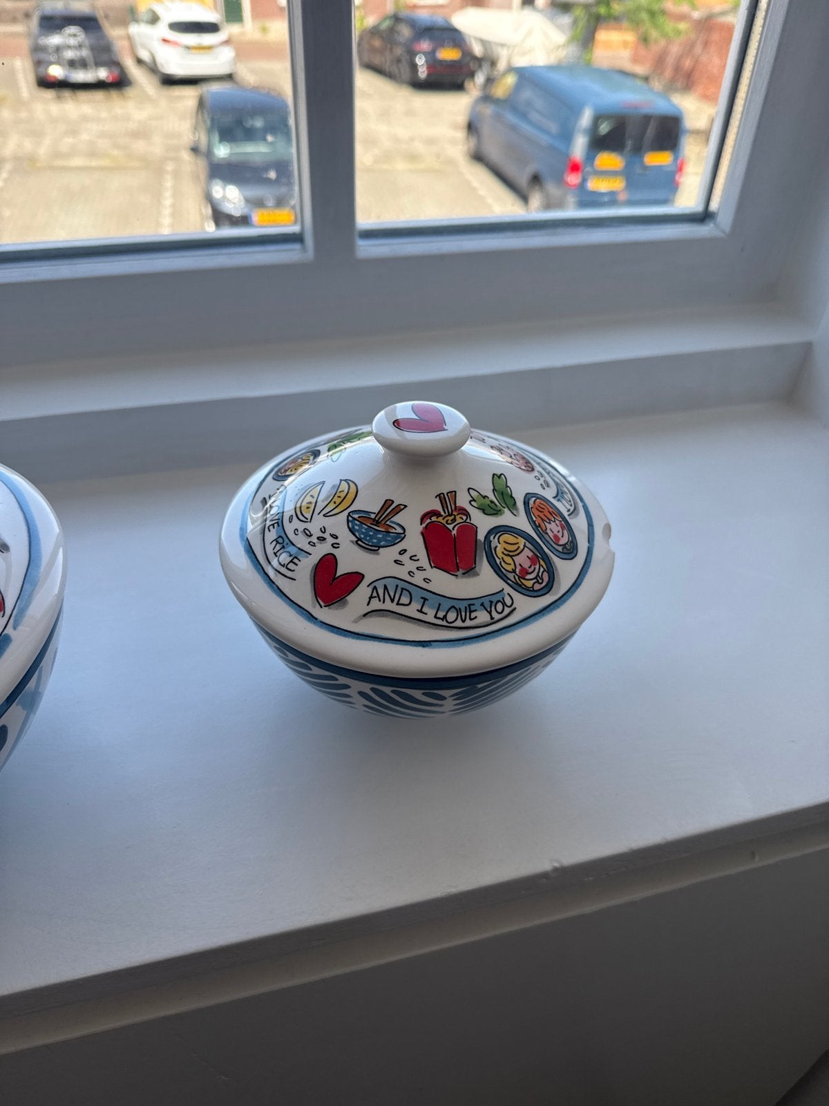 Blond Amsterdam Noodle servies en Blijdorp koektrommel, Blond Amsterdam, Keramiek, Ophalen of Verzenden, Zo goed als nieuw