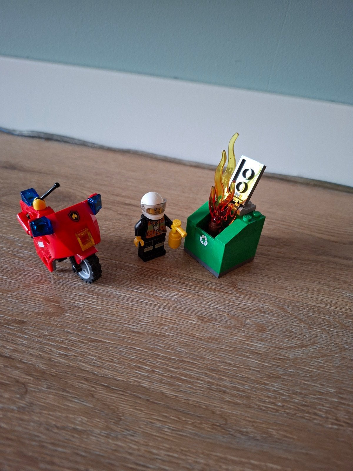 Lego City 60000 Brandweerman met motor en brandje, Kinderen en Baby's, Speelgoed | Duplo en Lego, City, Lego, Ophalen of Verzenden