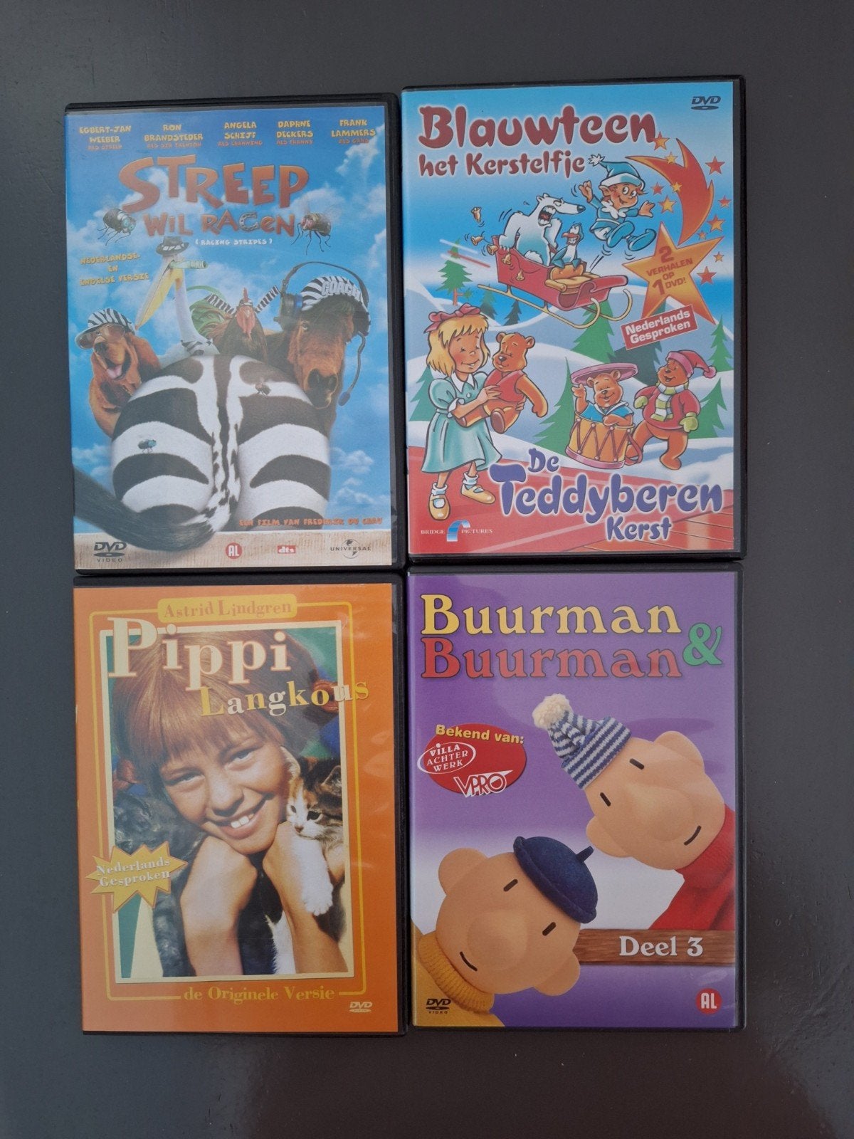 4 leuke kinderfilms op dvd, Alle leeftijden, Ophalen of Verzenden, Film