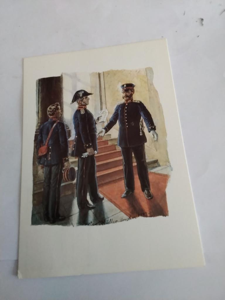 POST MUSEUM KARTEN. AQUARELL G.MULLER, Ophalen of Verzenden