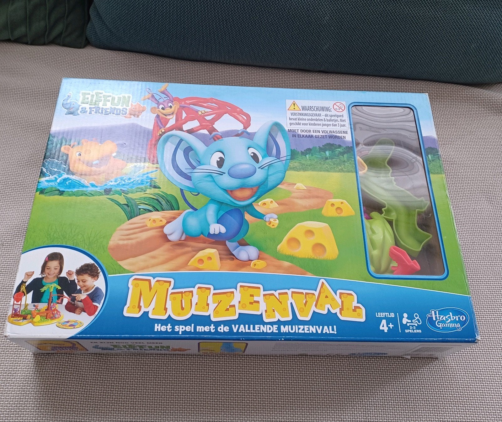Muizenval Bordspel - Het spel met de vallende muizenval!, Drie of vier spelers, Ophalen of Verzenden, Zo goed als nieuw, Hasbro Gaming