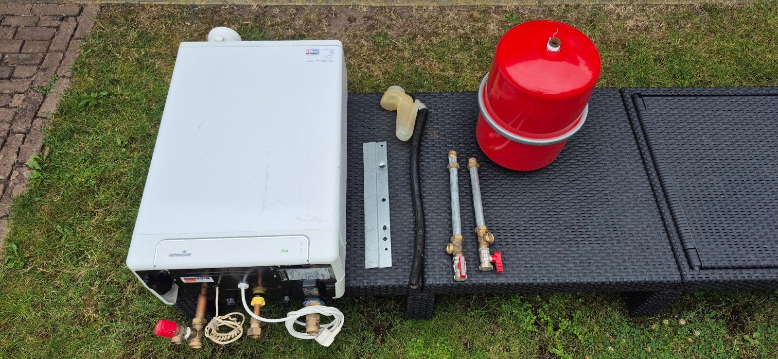 Intergas Kompakt Solo HRE 24 A CV-ketel met expansievat, Ophalen, Gebruikt, Hoog rendement (Hr), Cv-ketel of Combi-ketel