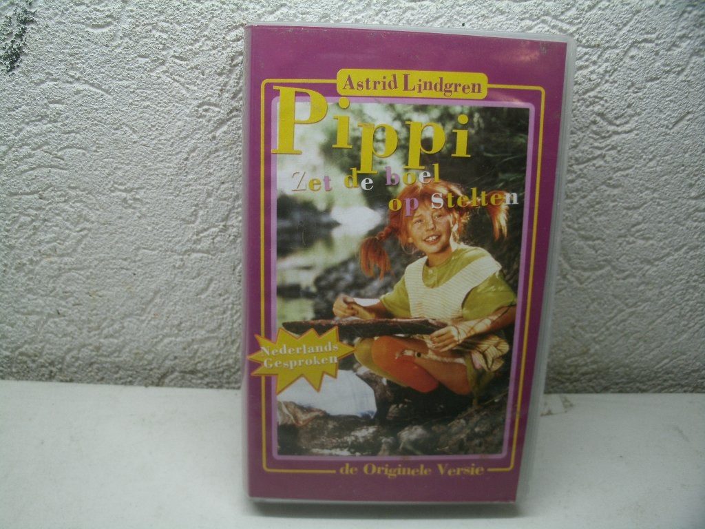 vhs 177a pippi langkous zet de boel op stelten, Ophalen of Verzenden, VHS