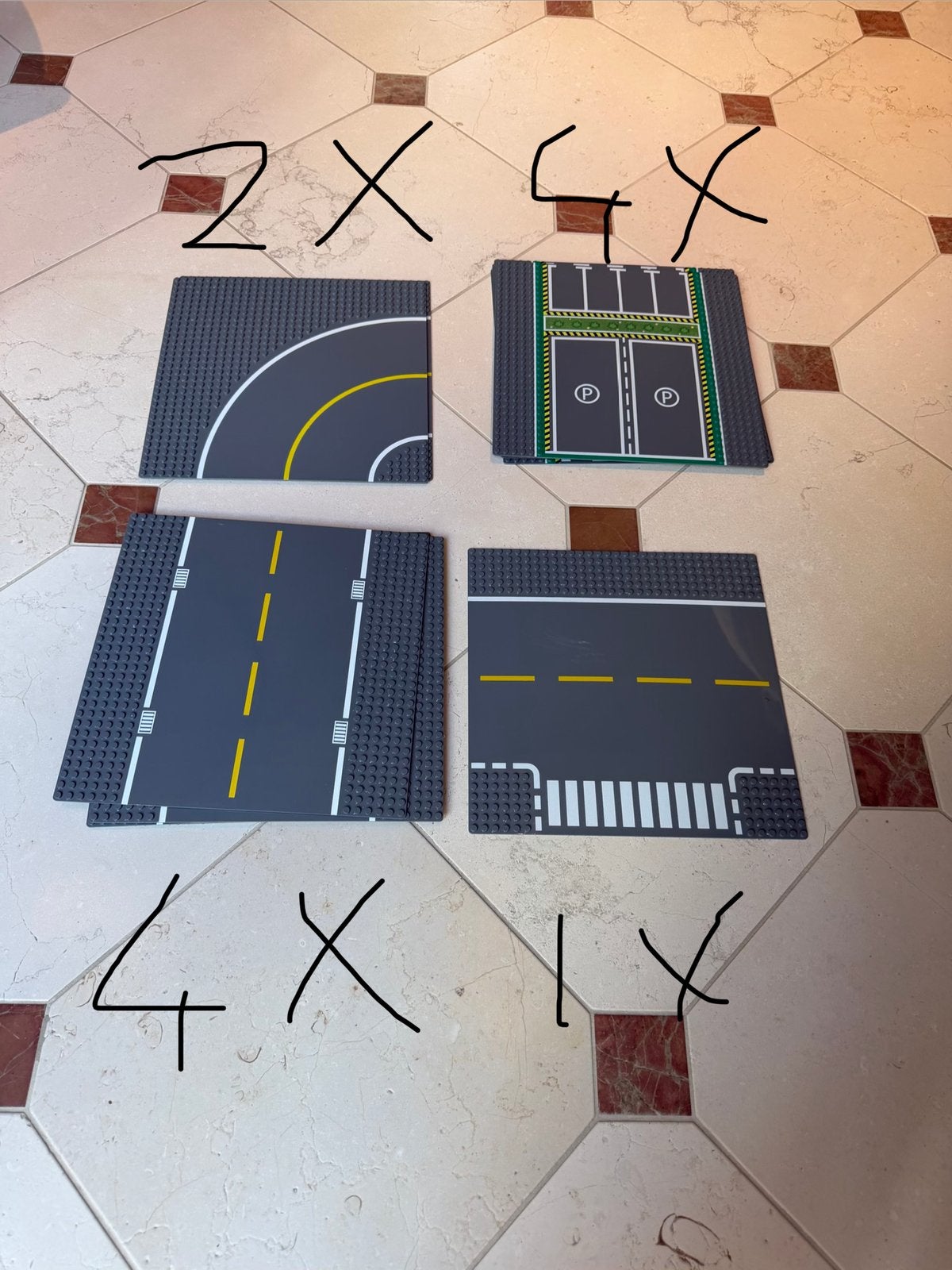 Lego wegplaten, Ophalen of Verzenden, Zo goed als nieuw