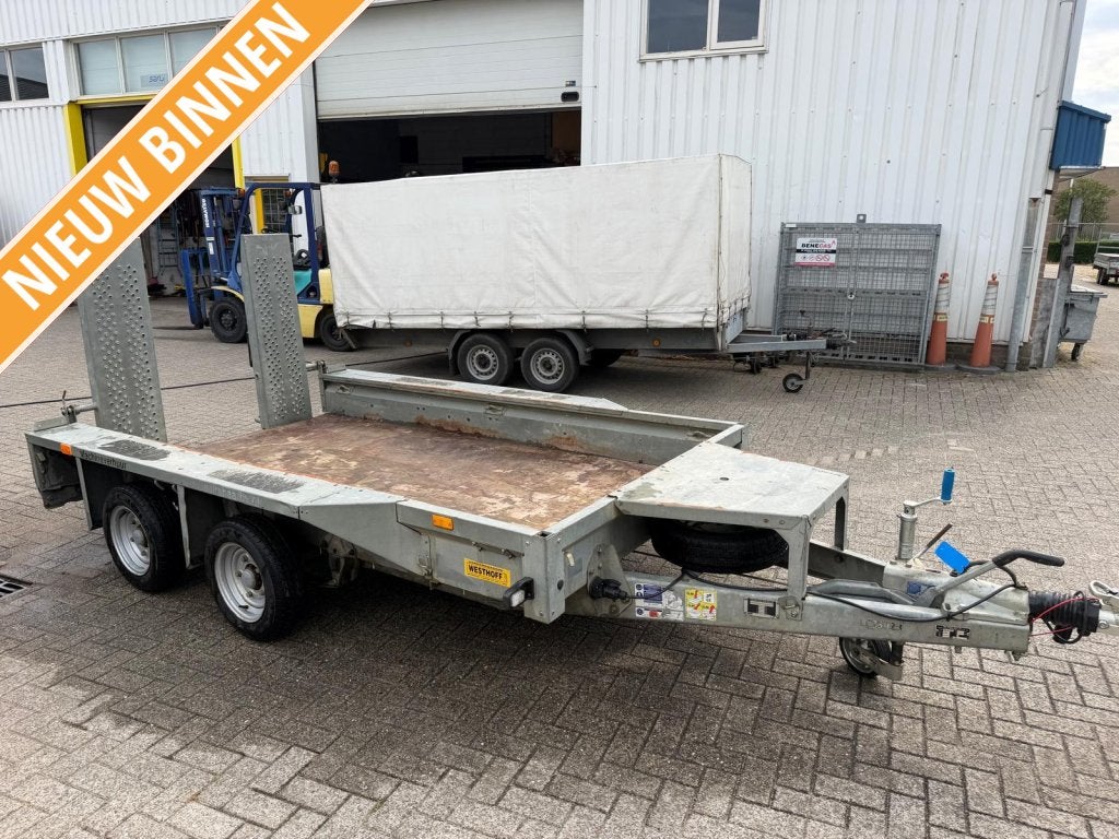 IFOR WILLIAMS MACHINETRANSPORTER GX105 3500KG 2020/2021, Auto diversen, Aanhangers en Bagagewagens, Gebruikt