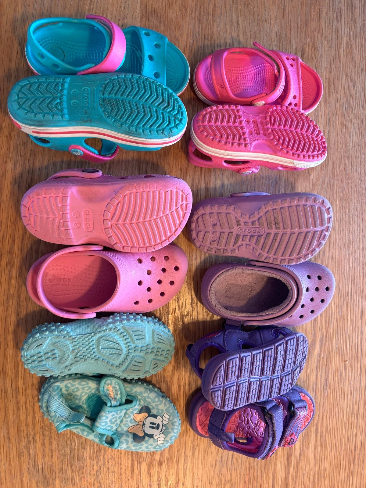 Sandalen en crocs voor meisje maat 23-26, Ophalen of Verzenden, Gebruikt, Jongen of Meisje, Schoenen