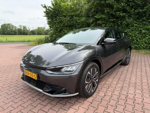 Kia Ev6 Plus 77,4kWh SOH 97%/Trekhaak/Leer/Acarplay/Led/Navi, Auto's, Kia, Automaat, 228 pk, Achterwielaandrijving, Gebruikt