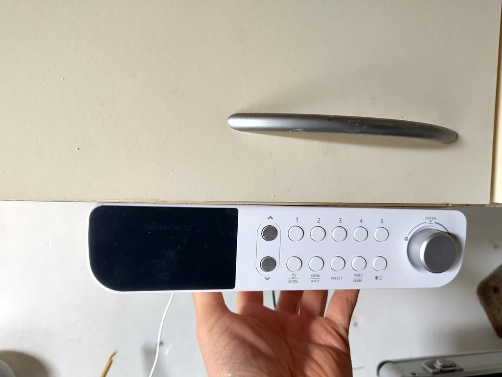 Silvercrest DAB+ Keukenradio HG09682B, Ophalen of Verzenden, Gebruikt, Radio