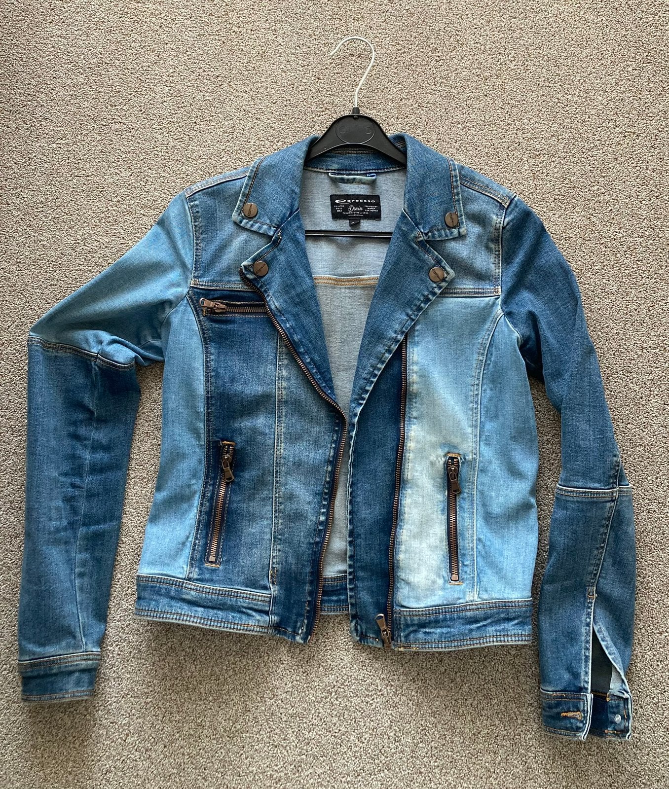 Expresso spijkerjasje jeansjack maat xs, Verzenden, Zo goed als nieuw, Maat 34 (XS) of kleiner, Blauw