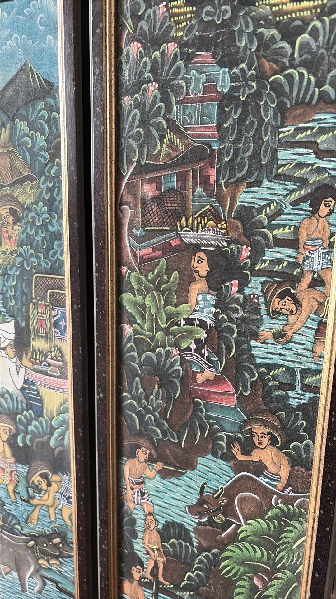 Canvas schilderij indonesie bali, Ophalen of Verzenden, Zo goed als nieuw