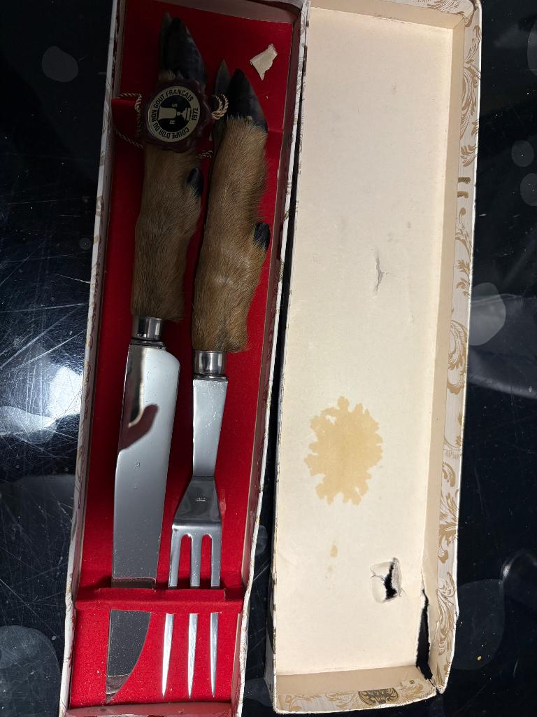 Jagers bestek, Ophalen