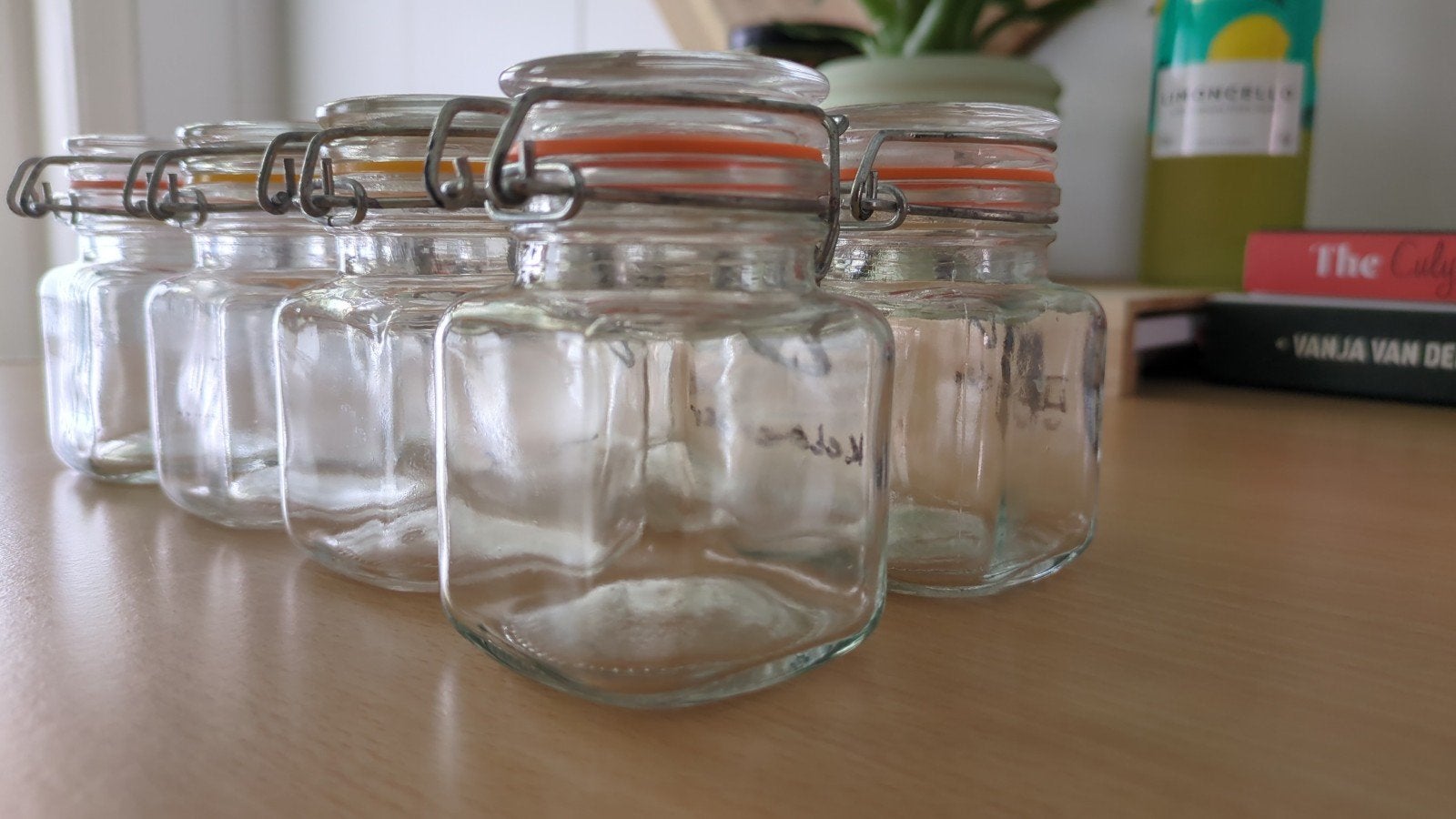 8 kleine weckpotjes, kruidenpotjes, Ophalen of Verzenden