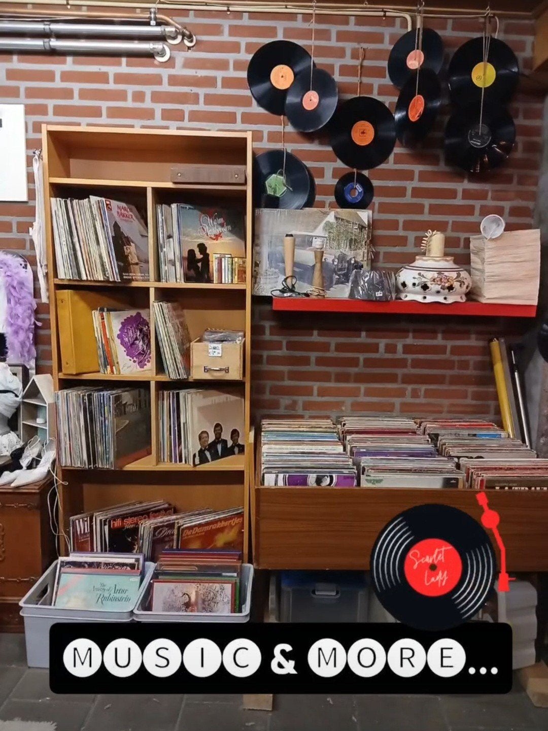 Grote partij elpees/cd/dvd's, Ophalen, Gebruikt