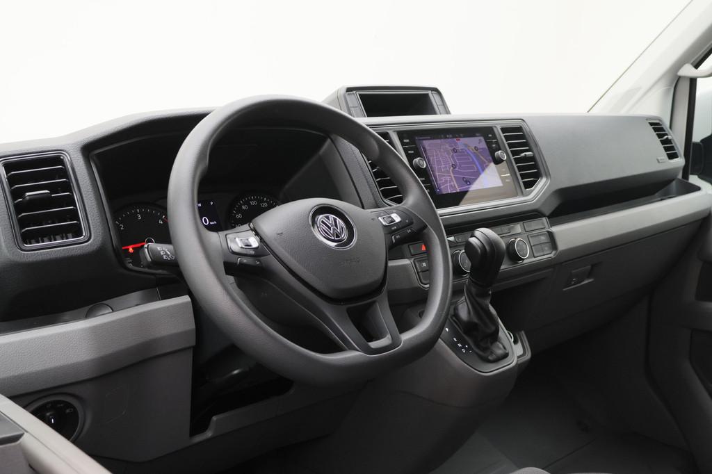 Volkswagen Crafter 35 2.0 TDI DSG 177 PK L3H2 Airco, LED, Ca, Auto's, Stof, Gebruikt, Zwart, 4 cilinders