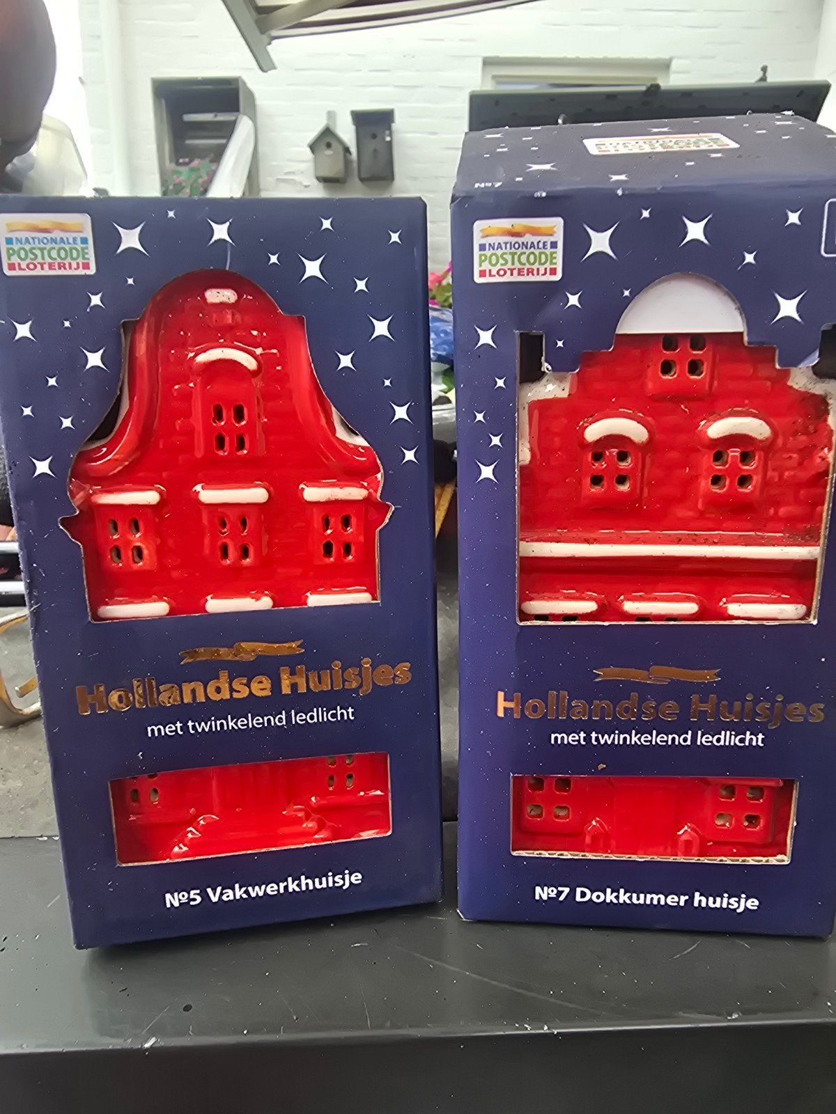 Hollandse Huisjes met twinkelend ledlicht - Postcode Loterij, Ophalen of Verzenden, Nieuw