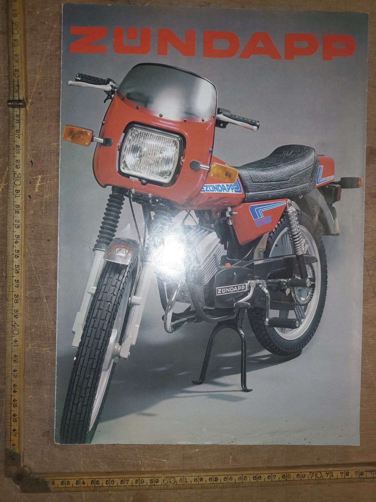 Zündapp Reklame Folder, Ophalen of Verzenden, Gebruikt