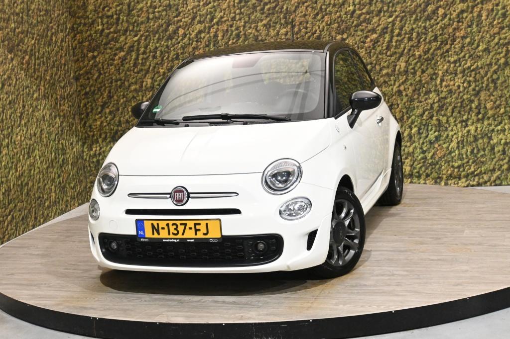 Fiat 500 1.0 Hybr. Sport *Carplay *Navi *Unieke uitvoering, Auto's, Voorwielaandrijving, Euro 6, 4 stoelen, Wit