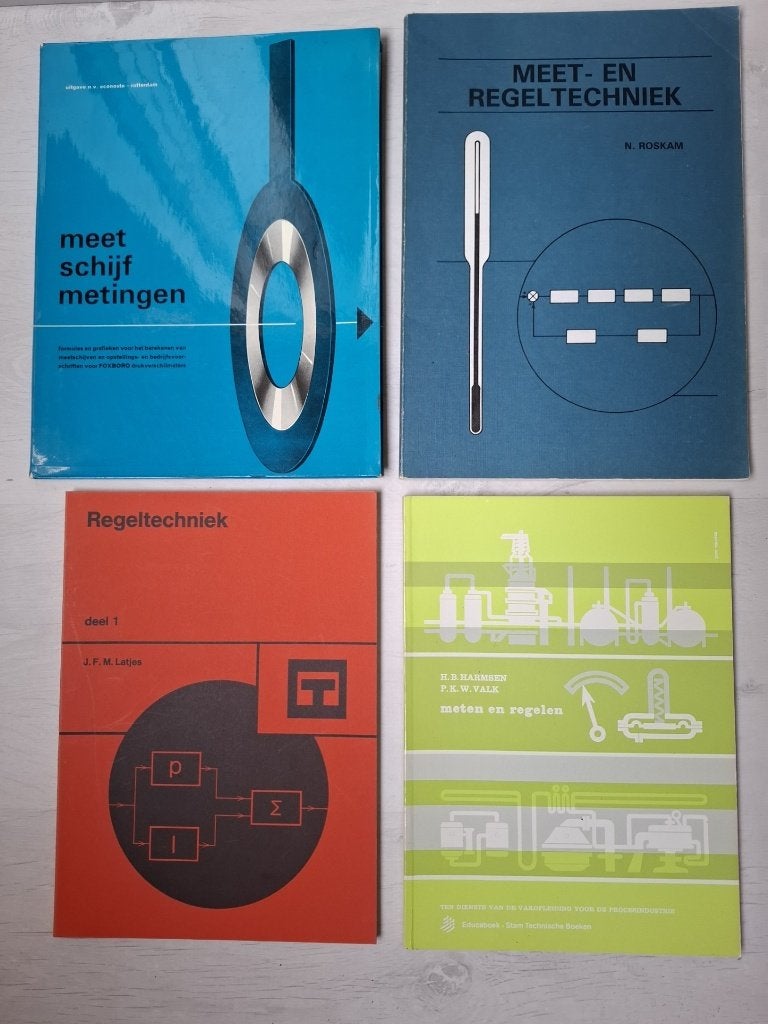 Meet en regeltechniek studieboeken - 20 stuks, Ophalen of Verzenden, Beta, Zo goed als nieuw, MBO