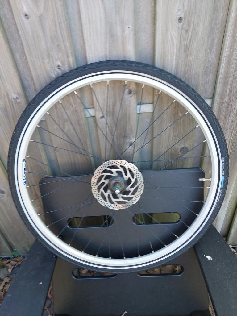 28 inch achterwiel met Alfine naaf met shifter & schijfrem., Fietsen en Brommers, Fietsonderdelen, Wiel, Elektrische fiets, Ophalen of Verzenden