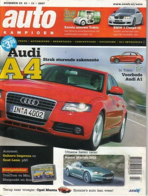 Autokampioen 23 2007 : Opel Manta  - Audi A4 - Jeep Wrangler, Ophalen of Verzenden, Gelezen, Algemeen