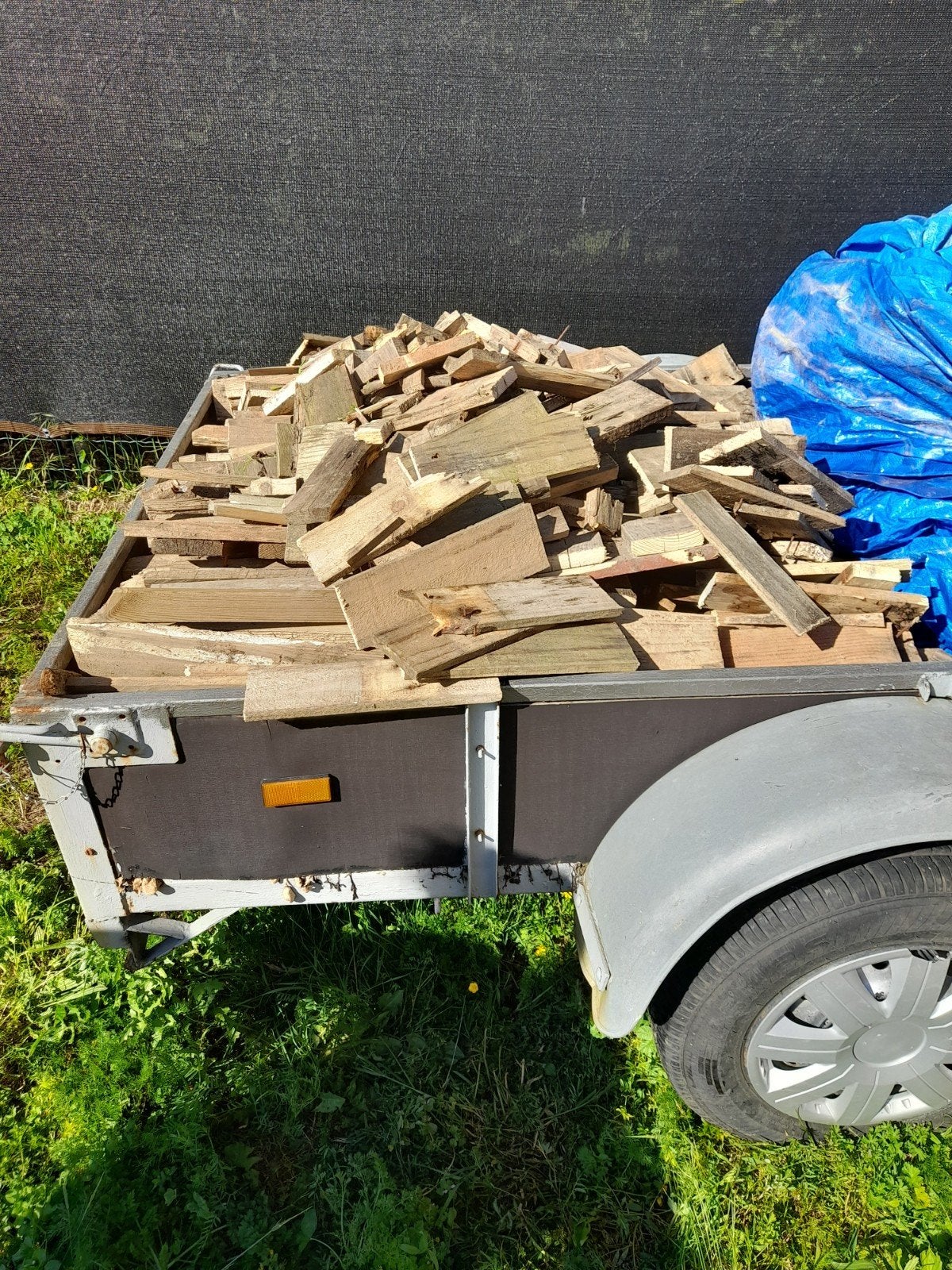 1/2 Kuub brandhout op maat Haard tip bbq kampvuur.enz, Minder dan 3 m³, Ophalen, Overige houtsoorten