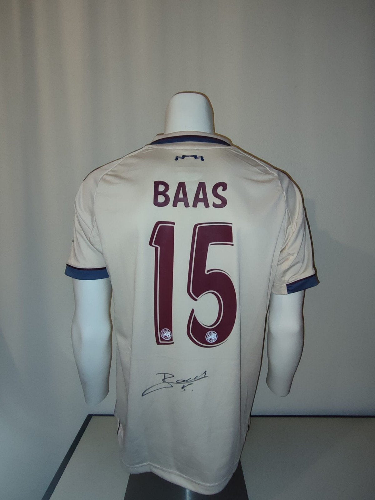 Youri Baas gesigneerd Ajax shirt met coa, Ophalen of Verzenden, Zo goed als nieuw, Ajax, Shirt