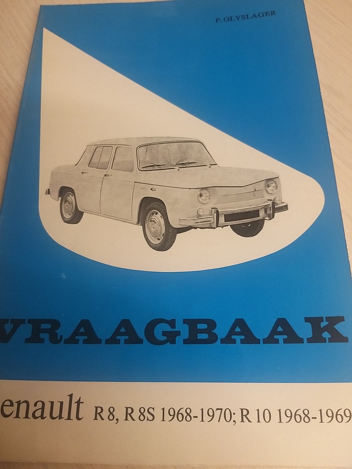 jaren 60 Renault 8 10 vraagbaak werkplaats handboek izgst, Ophalen of Verzenden