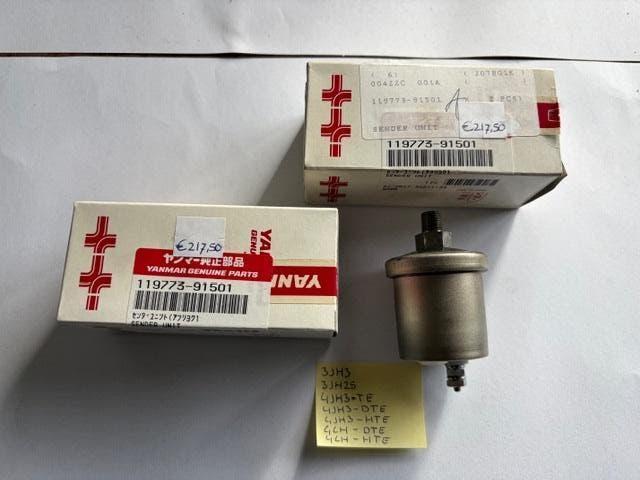2 st Yanmar oliedruk zender 119773-91501, Ophalen of Verzenden, Nieuw, Motor en Techniek