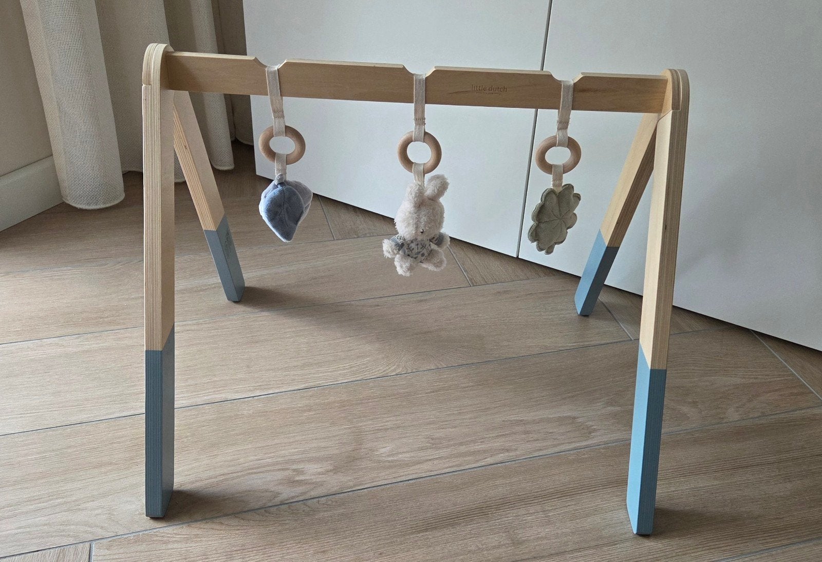 Houten babygym Nijntje Little Dutch blauw, Ophalen, Zo goed als nieuw, Babygym