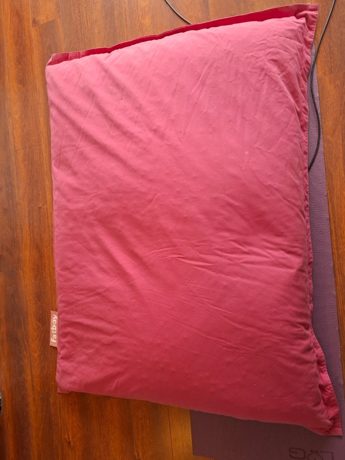 Fatboy zitzak roze - 1,71 x 1,30 m - binnen en buiten, Ophalen, Zo goed als nieuw, Roze, Zitzak