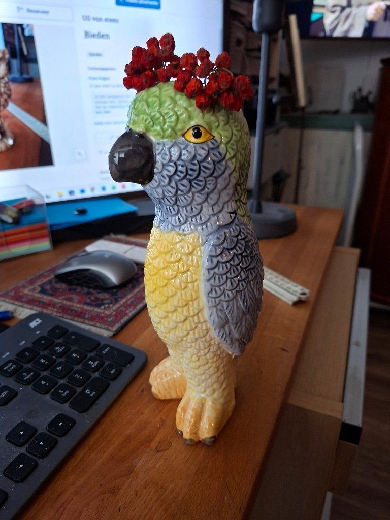 papagaai vaasje, Verzamelen, Ophalen, Nieuw, Dier
