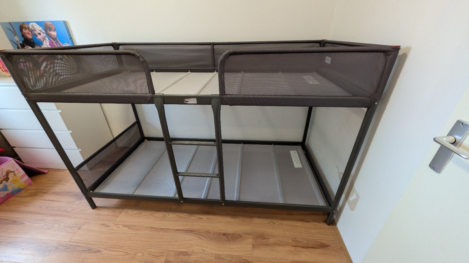 Stapelbed 90x200 cm in goede staat, Ophalen, 90 cm, Tweepersoons, Zo goed als nieuw