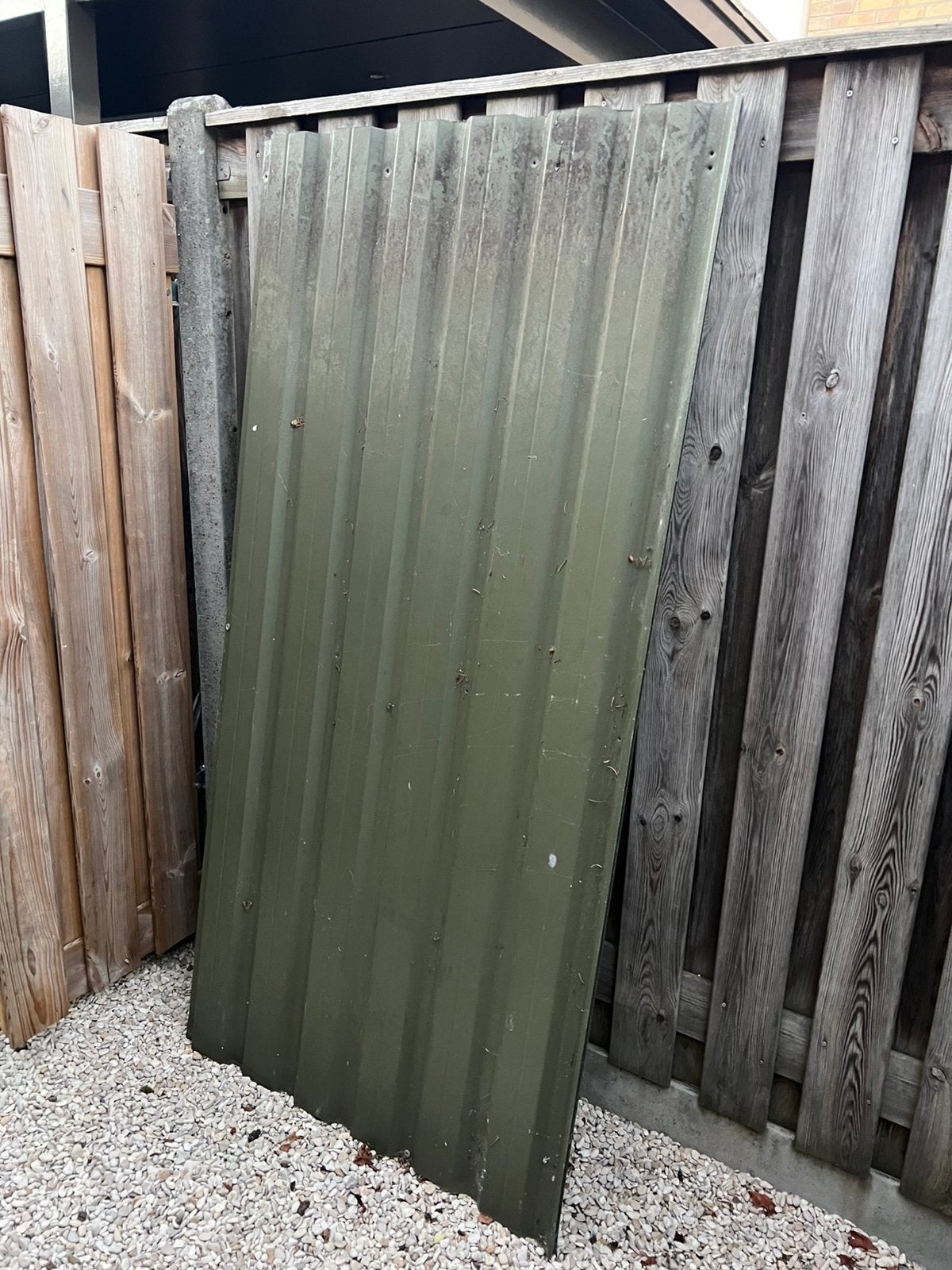 Damwand platen groen 4 stuks 95x195cm, Ophalen, Gebruikt, Overige materialen